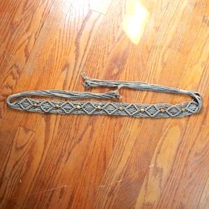 Unknown Brand Woven Fabric Belt